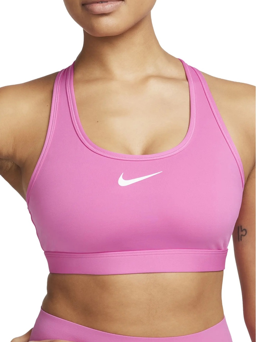 Nike Size 3X Women's Swoosh Medium Support Vibrant Pink Sports Bra NWT